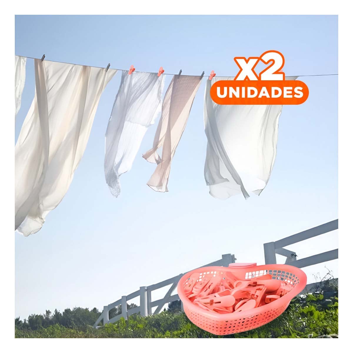 PACK2 SOPORTE ROSADO CLARO EN FORMA DE CORAZON PARA GANCHOS DE ROPA ORDENADOS Y+PAPEL REGALO - 1