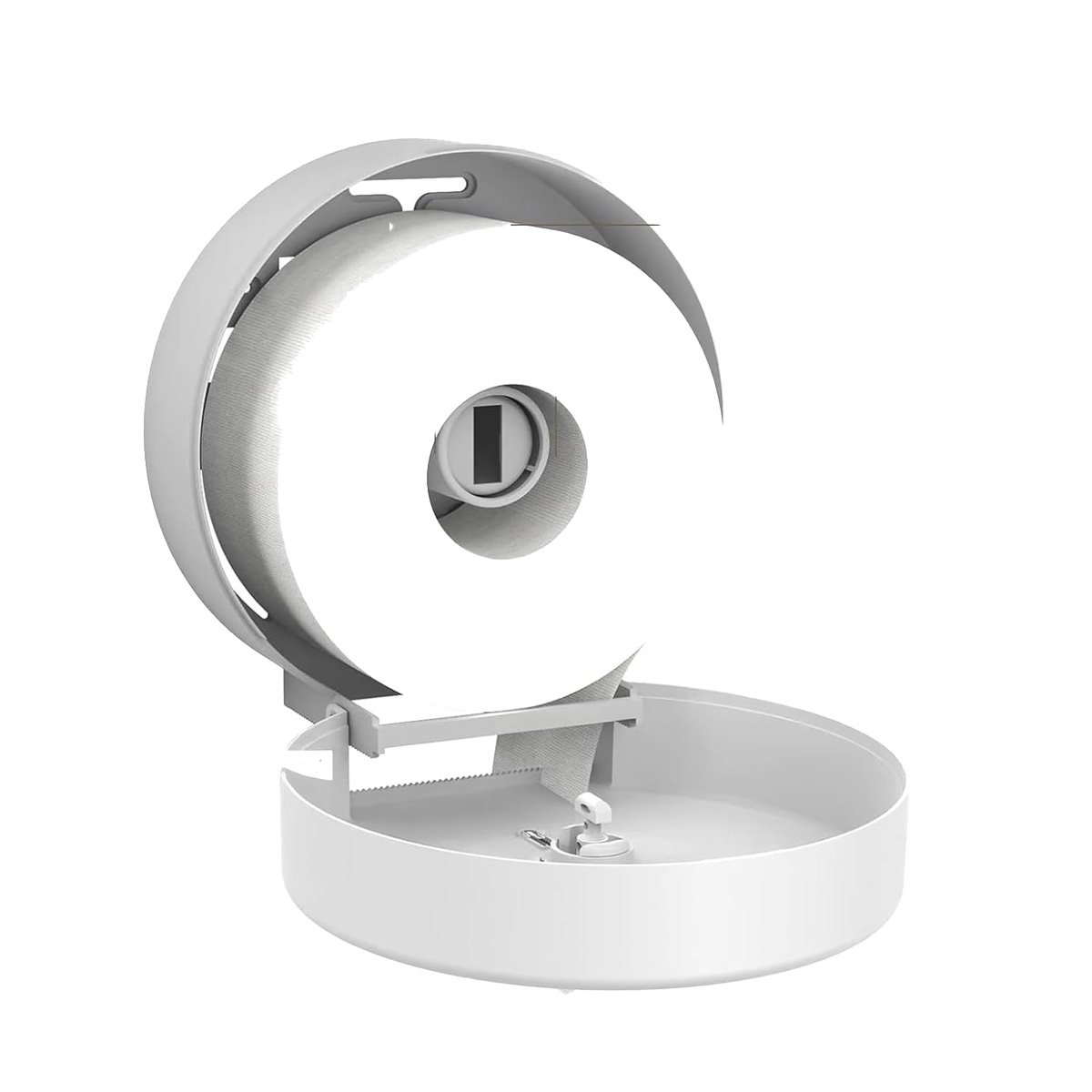 SOPORTE DE PAPEL HIGIENICO JUMBO PARA SERVICIO HIGIENICO FAMILIAR Y+LIGAS REGALO - 5
