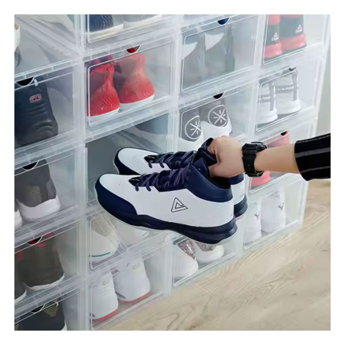 PACK6 UNIDAD APILABLE DE ZAPATOS PARA ORDEN EN EL HOGAR Y+REGALO STICKER - 5