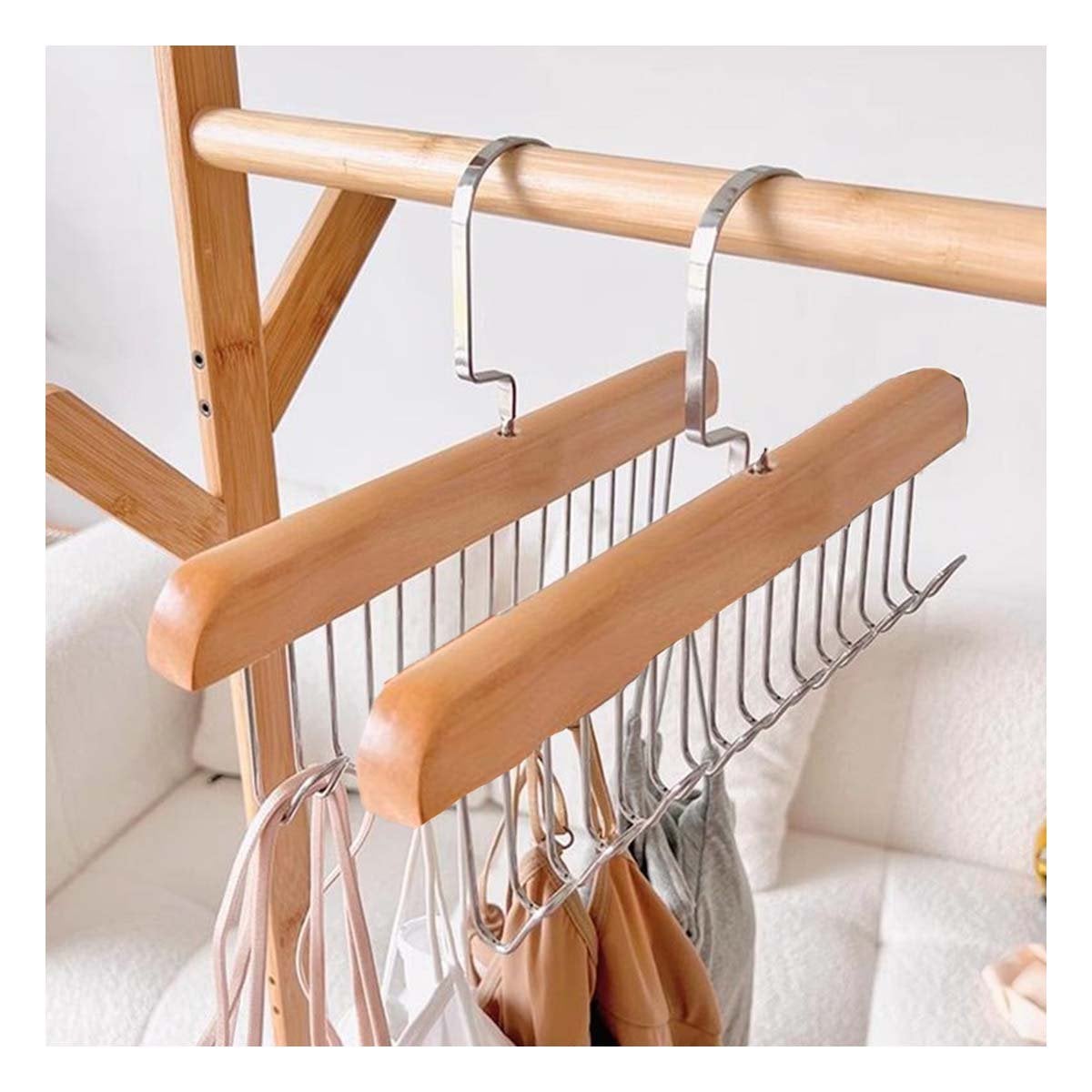 PACK6 SOPORTE DE USO DOMESTICO CON OCHO GANCHOS PARA COLGAR OBJETOS - 2