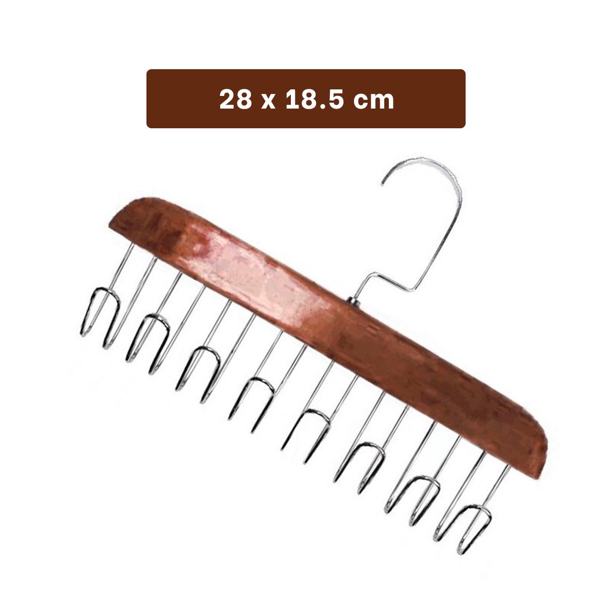 PACK2 PERCHERO DE MADERA CON OCHO GANCHOS PARA ORGANIZAR ESPACIOS DEL HOGAR - 4