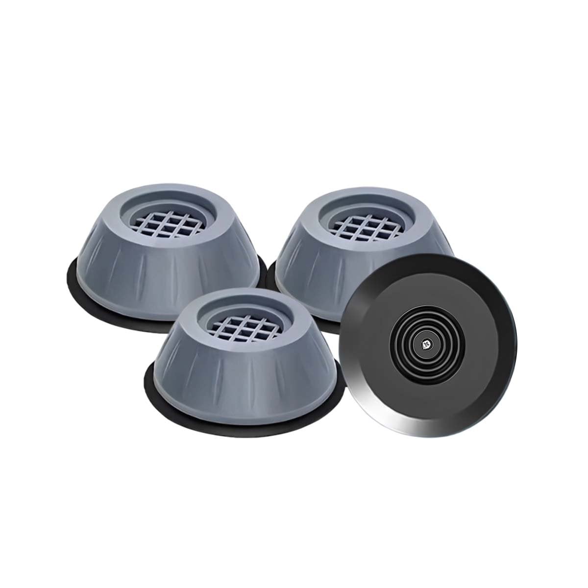 SOPORTE ANTIVIBRATORIO Y ANTIDESLIZANTE EN PACK DE CUATRO UNIDADES PARA CASA Y+REGALO STICKER - 1