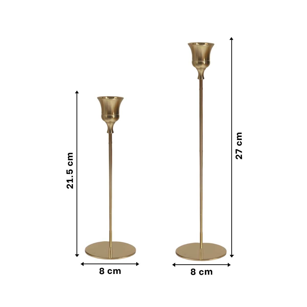 PACK4 PIEZA FUNCIONAL DE METAL PARA VELAS QUE EMBELLECE EL ESPACIO INTERIOR Y+PAPEL REGALO - 4