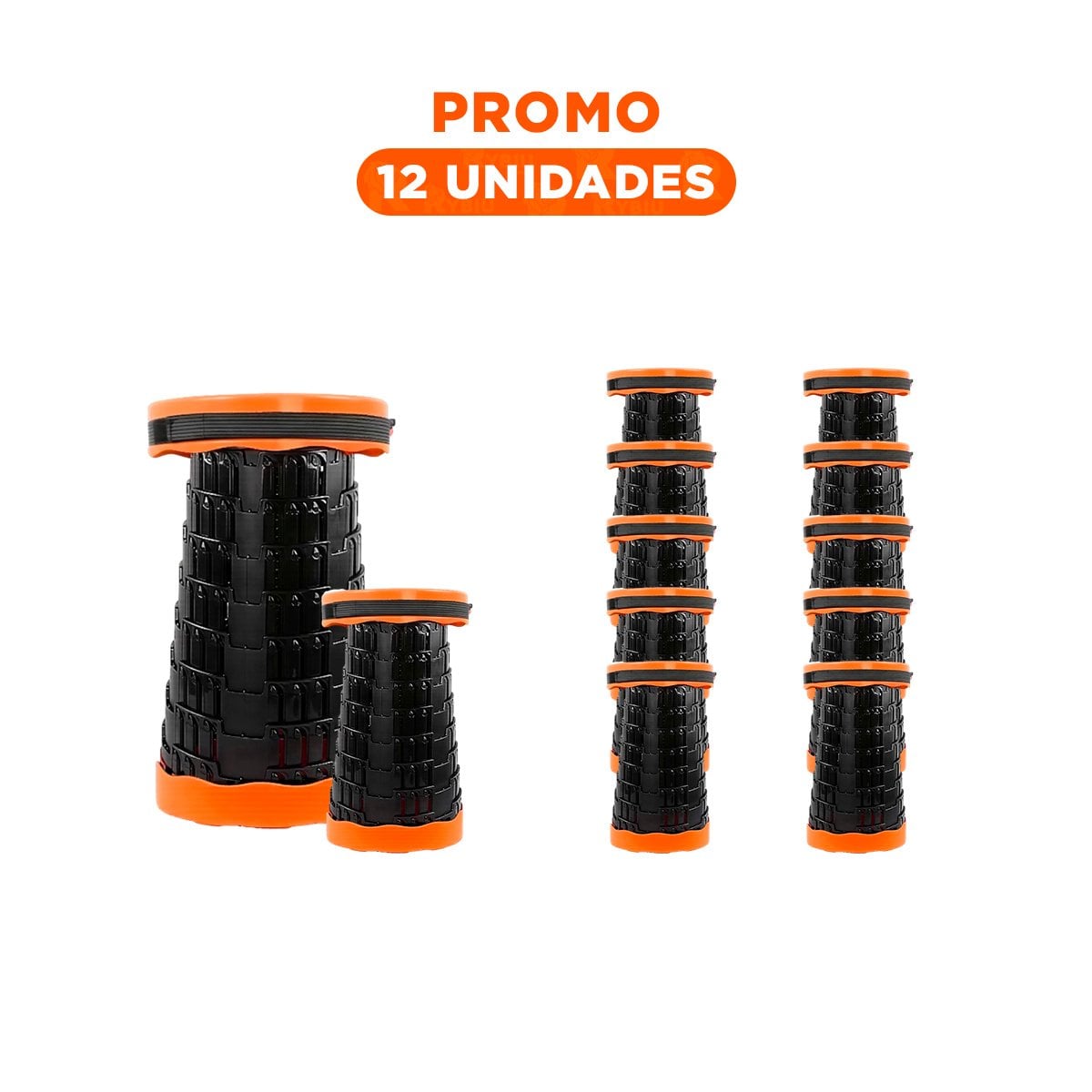 PACK12 SILLON PORTATIL CON TRES SEGUROS PARA USO DIARIO - 1