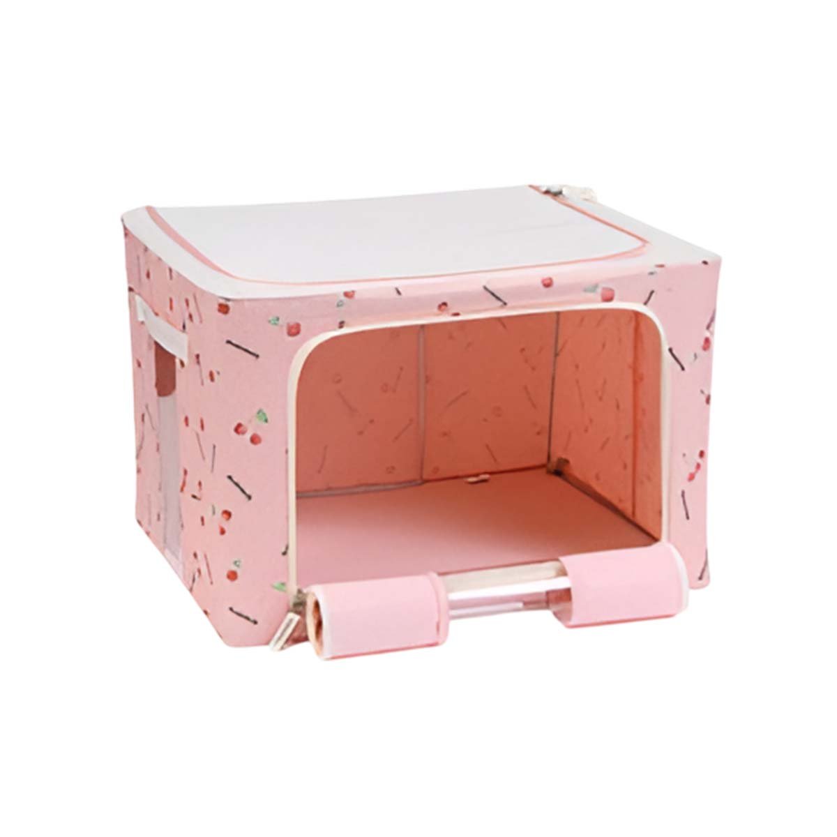 BAUL ORGANIZADOR PLEGABLE DEL HOGAR CON DETALLE GRAFICO ATRACTIVO Y USO DIARIO Y+LIGAS REGALO - 5