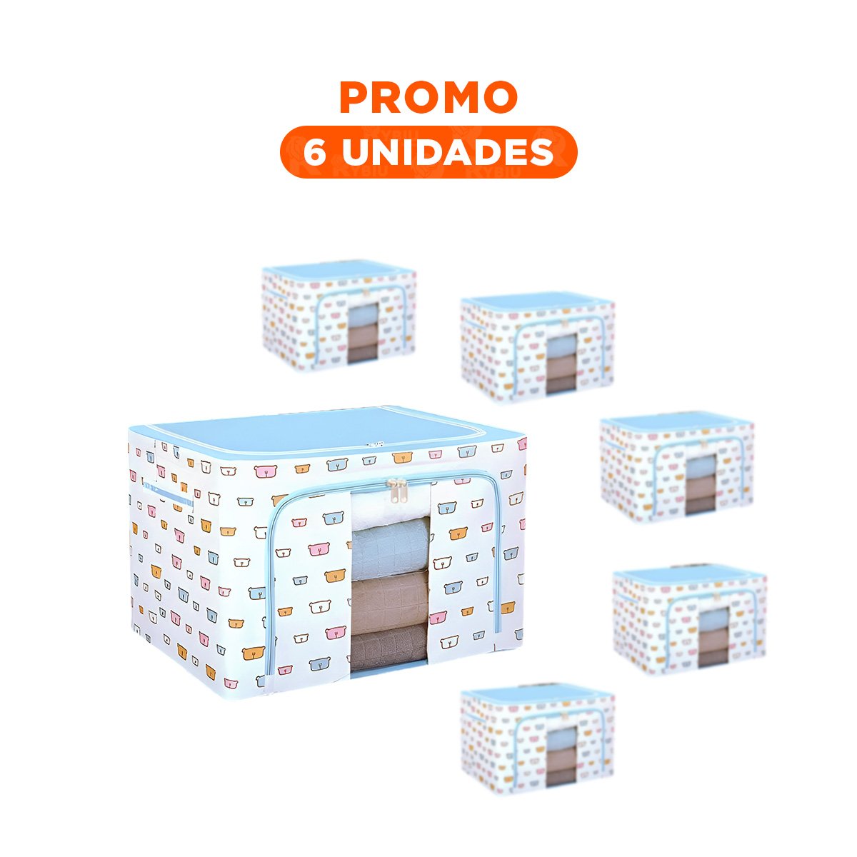 PACK6 MODULO DECORATIVO PARA ORDEN EN HOGAR Y DORMITORIO Y+REGALO STICKER - 1