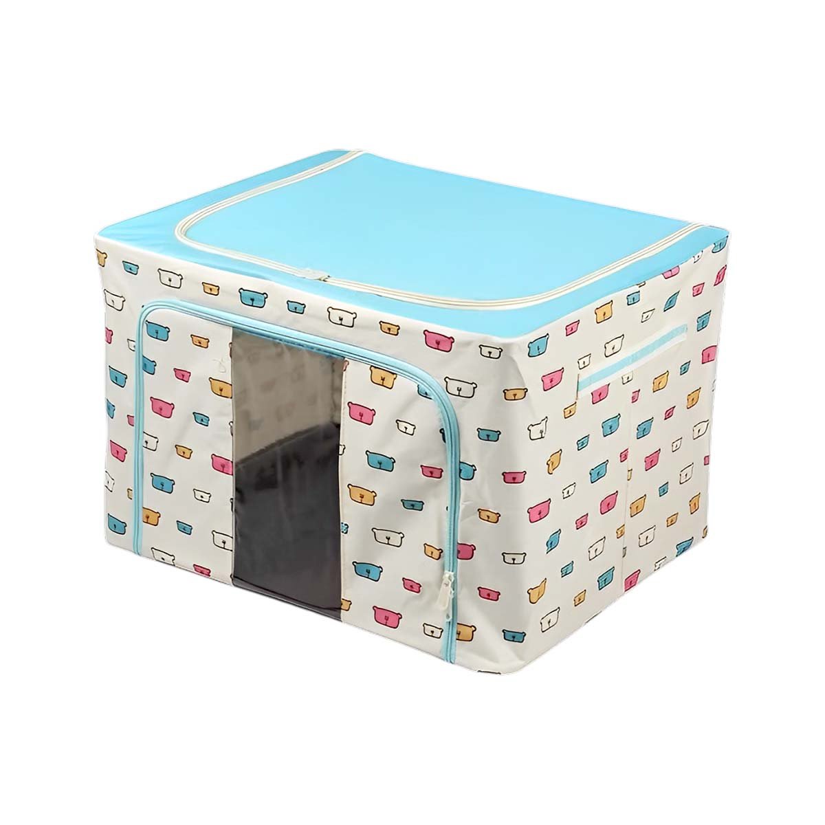 RECIPIENTE ORGANIZADOR PLEGABLE PARA HOGAR Y ESPACIOS INFANTILES TIERNO Y+REGALO STICKER - 1