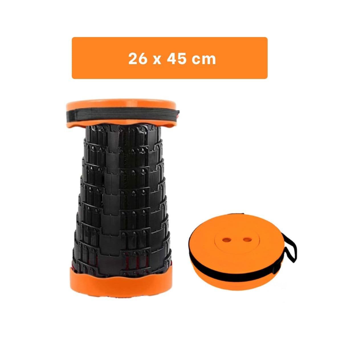 ASIENTO PLEGABLE CON TRES SEGUROS PORTATILES PARA ESPACIOS DEL HOGAR Y VISITAS Y+PAPEL REGALO - 4