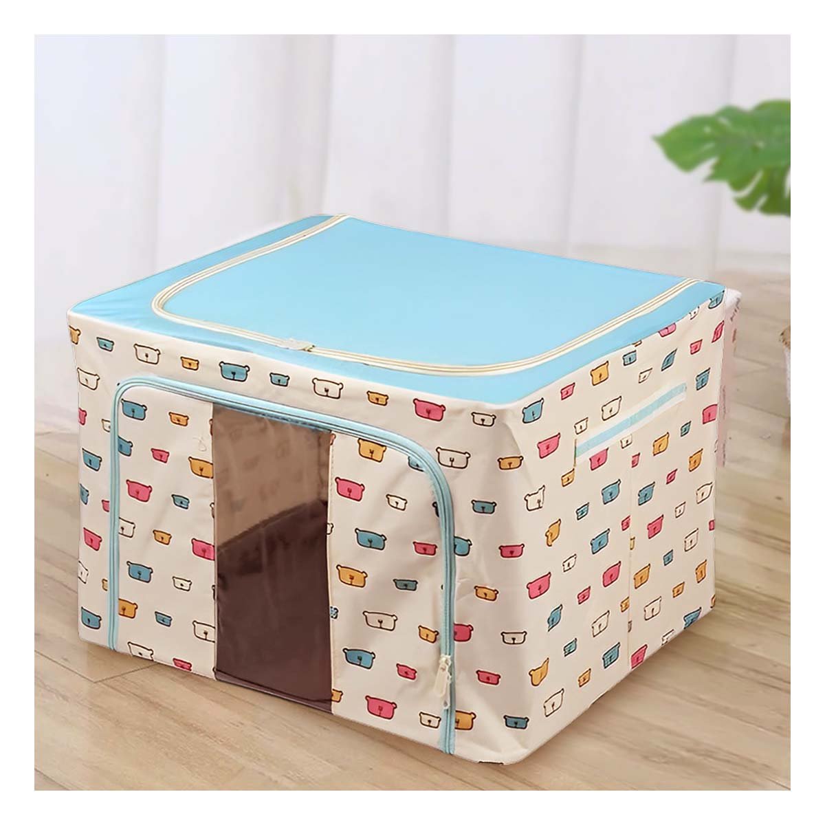 PACK6 RECIPIENTE DECORATIVO PARA ALMACENAMIENTO EN CASA Y CUARTO INFANTIL Y+PAPEL REGALO - 2