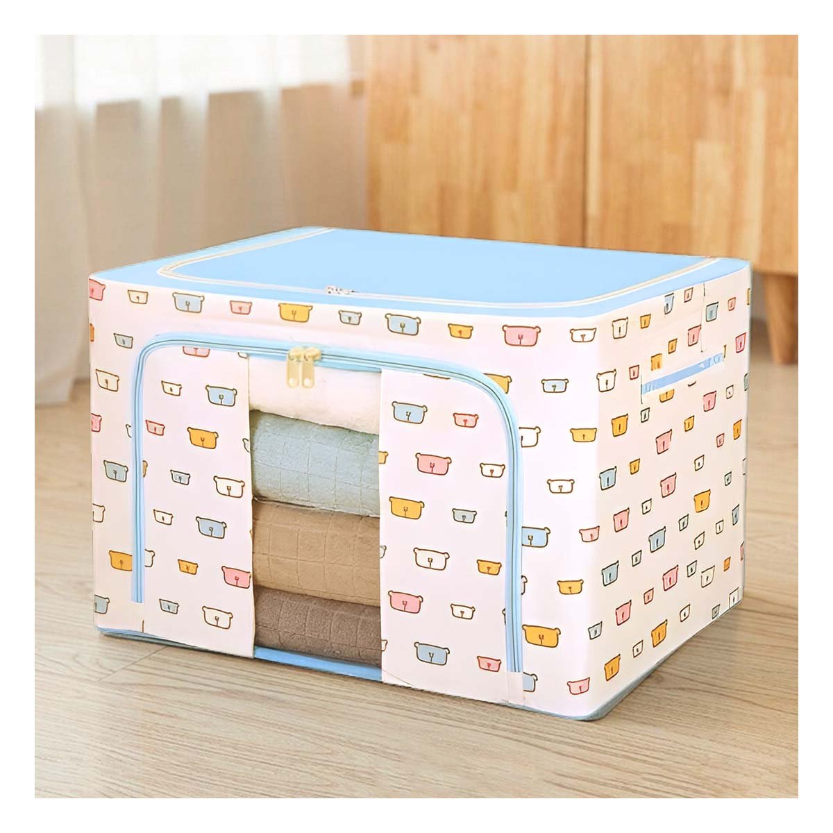 CAJA ORGANIZADORA PLEGABLE PARA HOGAR Y DORMITORIO CON ESTILO DECORATIVO INFANTIL - 3