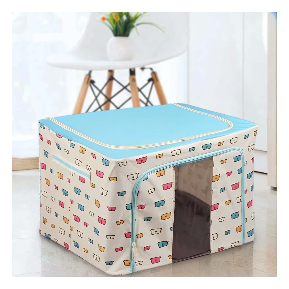 CAJA ORGANIZADORA PLEGABLE PARA HOGAR Y DORMITORIO CON ESTILO DECORATIVO INFANTIL - 5