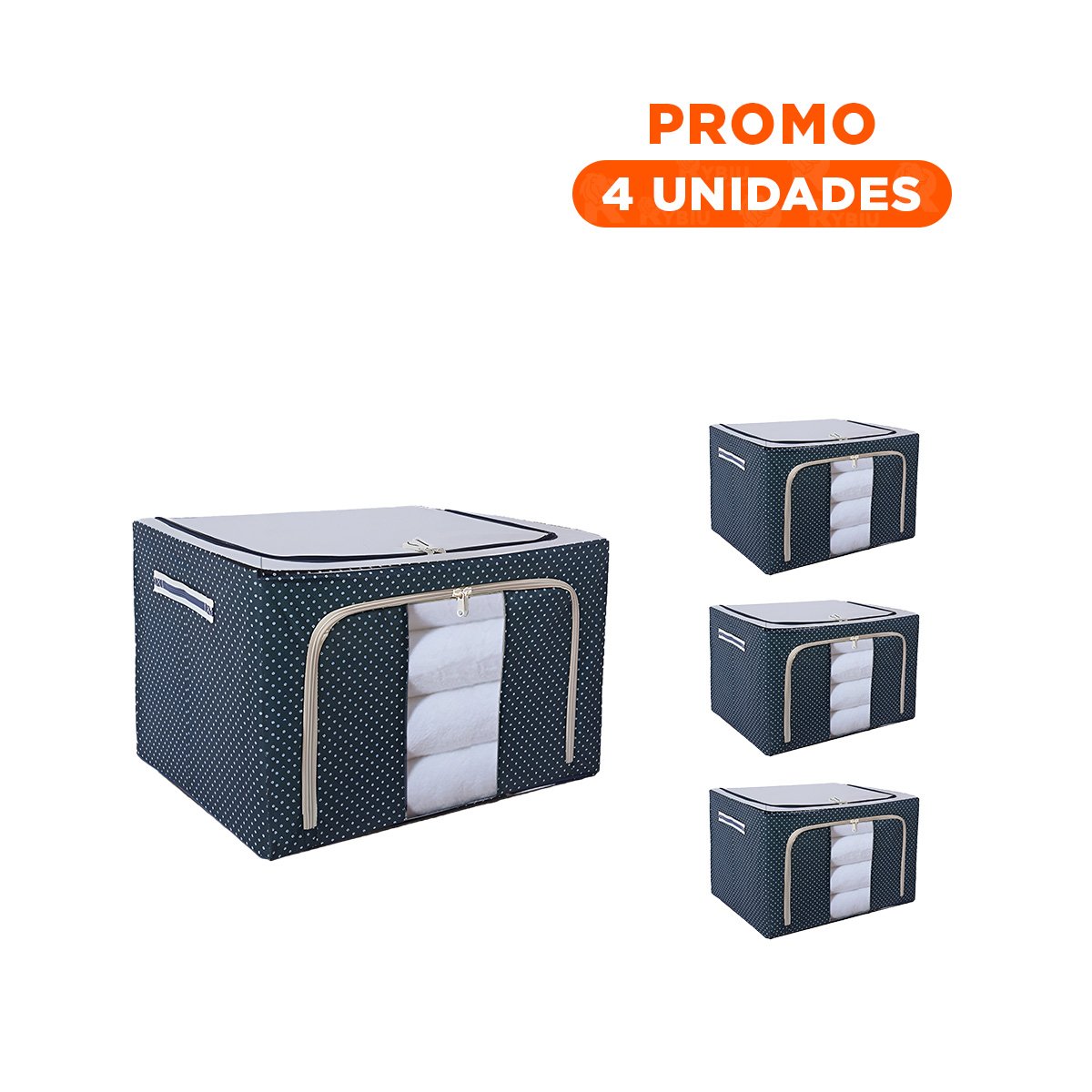 PACK4 UNIDAD DE ORGANIZACION PLEGABLE PARA MANTENER ESPACIOS LIMPIOS Y ORDENADOS - 1