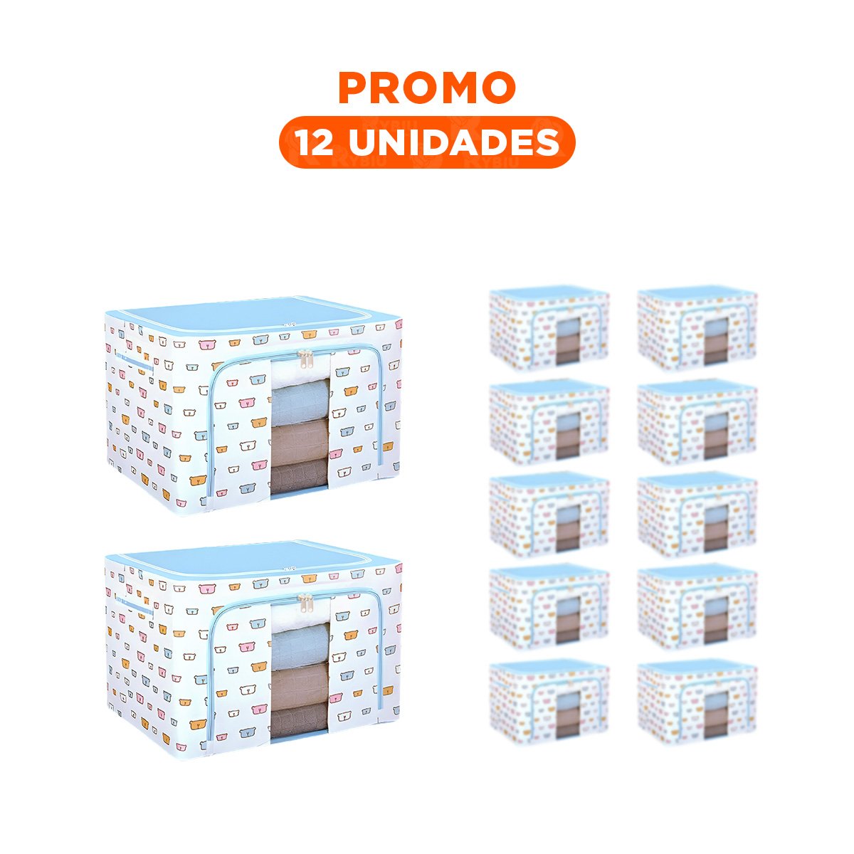 PACK12 COFRE DECORATIVO PARA GUARDADO DIARIO EN CASA Y HABITACION - 1