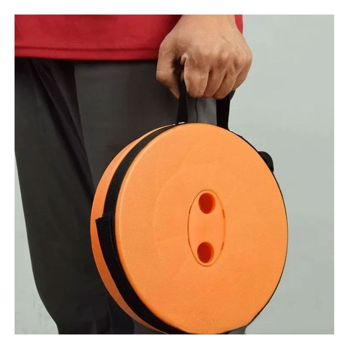 PACK2 TABURETE PLEGABLE PORTATIL CON TRES SEGUROS PARA USO FUNCIONAL - 3