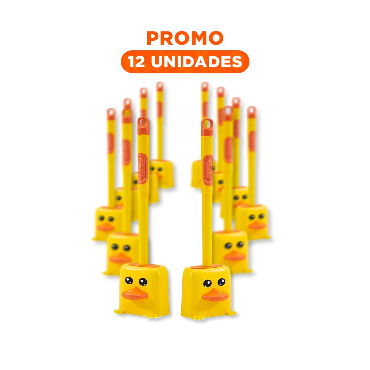 PACK12 SISTEMA PRACTICO DE LIMPIEZA PARA INODORO CON SILICONA FLEXIBLE - 1