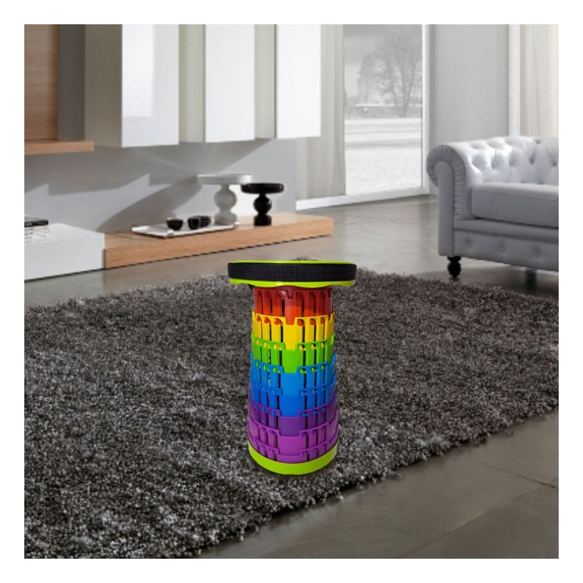 BUTACA PLEGABLE CON TRES SEGUROS PORTATIL PARA REUNIONES Y ESPACIOS HOGAR MULTICOLOR Y+POST IT - 1