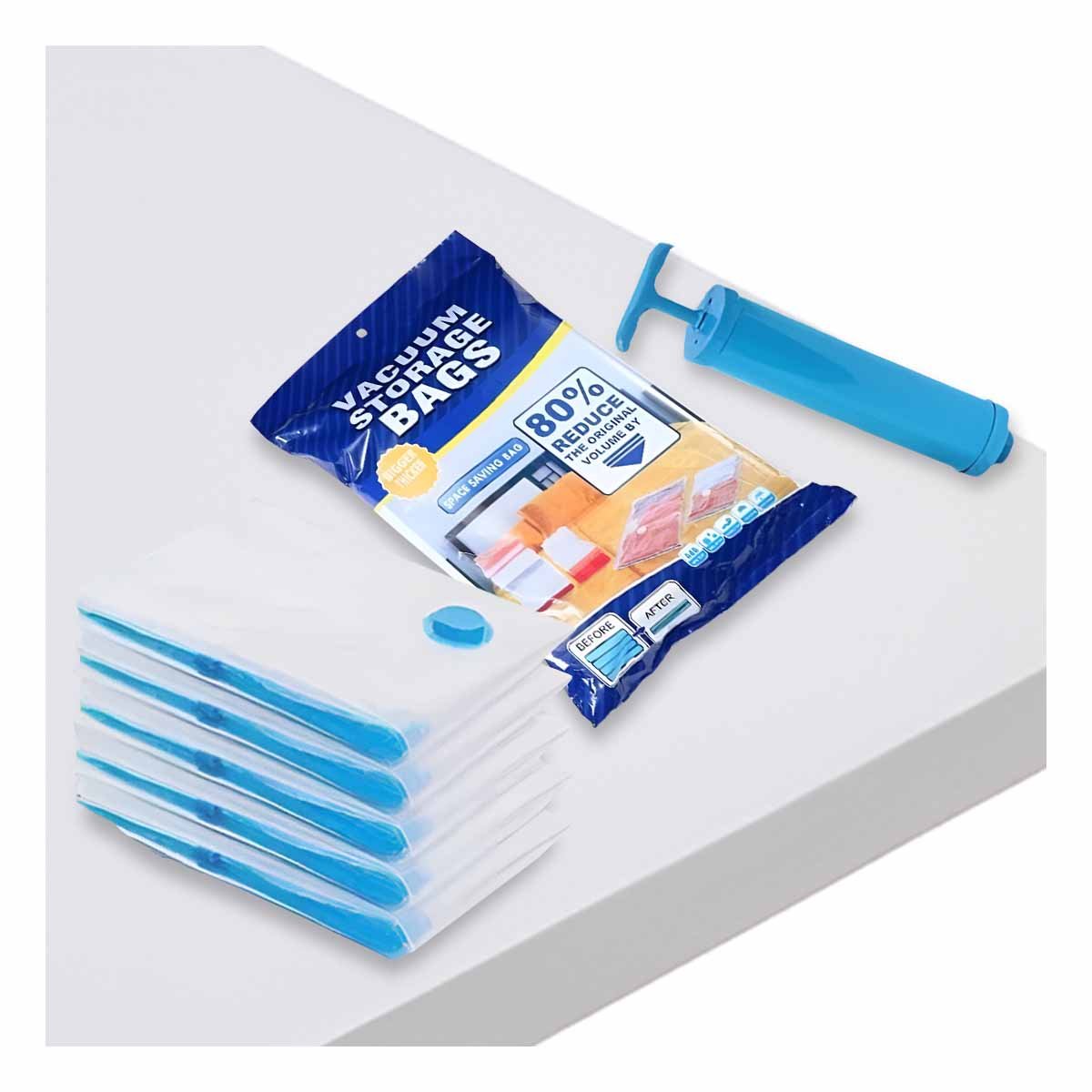 PACK12 GUARDADO AL VACIO CON BOLSAS Y SUCCIONADOR PARA USO DIARIO Y+PAPEL REGALO - 3