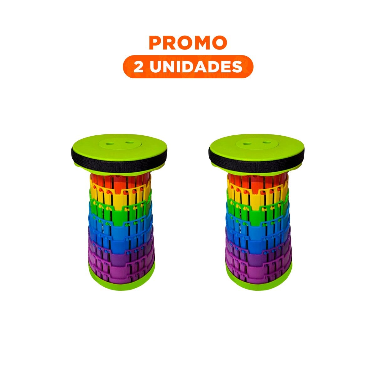PACK2 BANCO FUNCIONAL CON TRES SEGUROS PLEGABLE PARA REUNIONES EN CASA Y+REGALO STICKER - 1