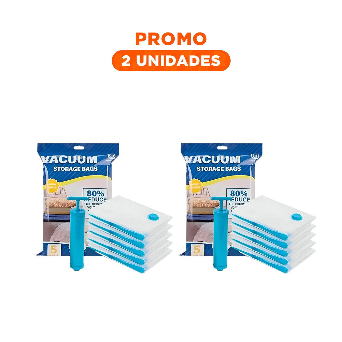 PACK2 FORMATO AL VACIO CON BOLSAS Y SUCCIONADOR PARA DORMITORIOS Y+REGALO STICKER - 1