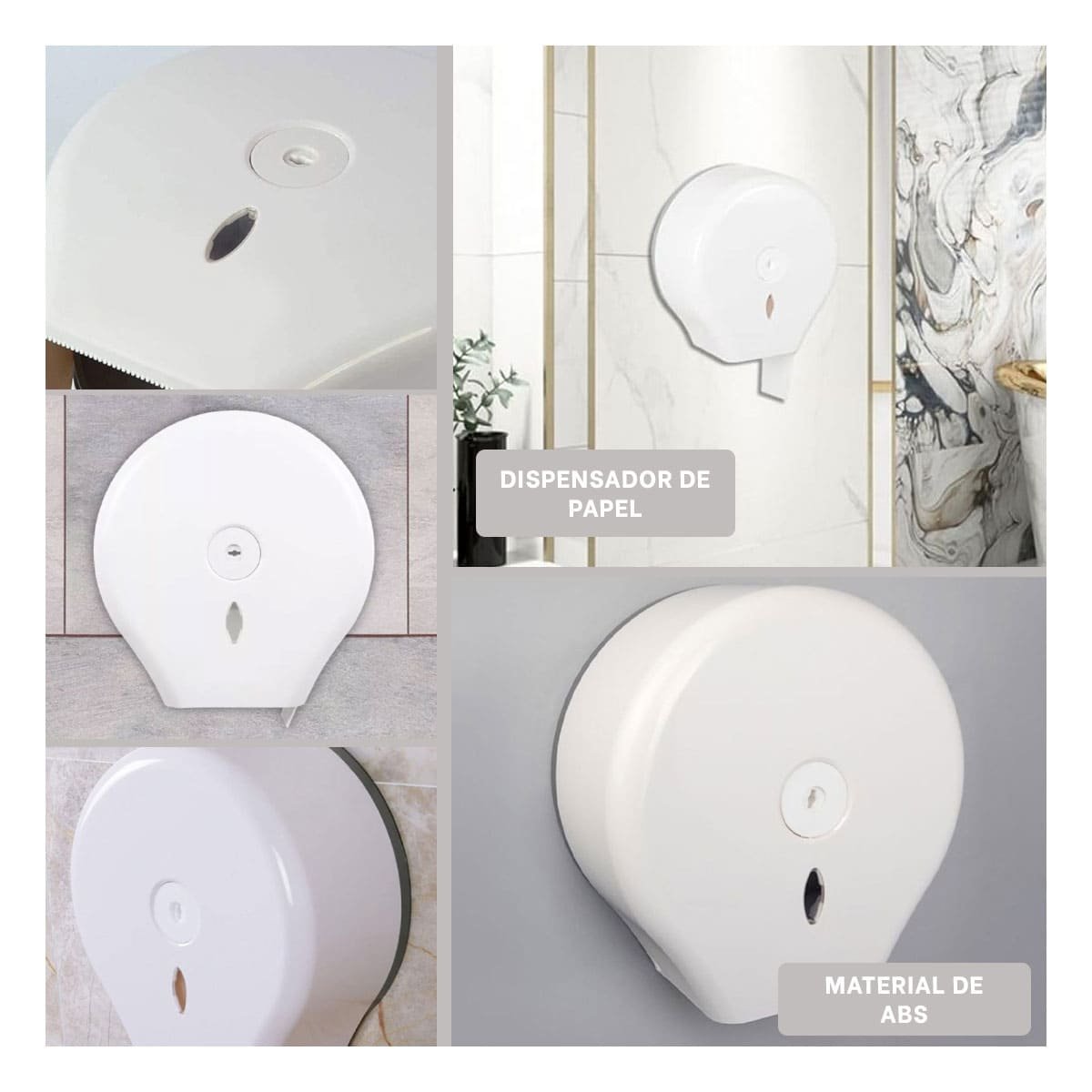 DOSIFICADOR DE PAPEL HIGIENICO JUMBO PARA SANITARIOS FUNCIONALES Y ORDENADOS Y+POST IT - 2