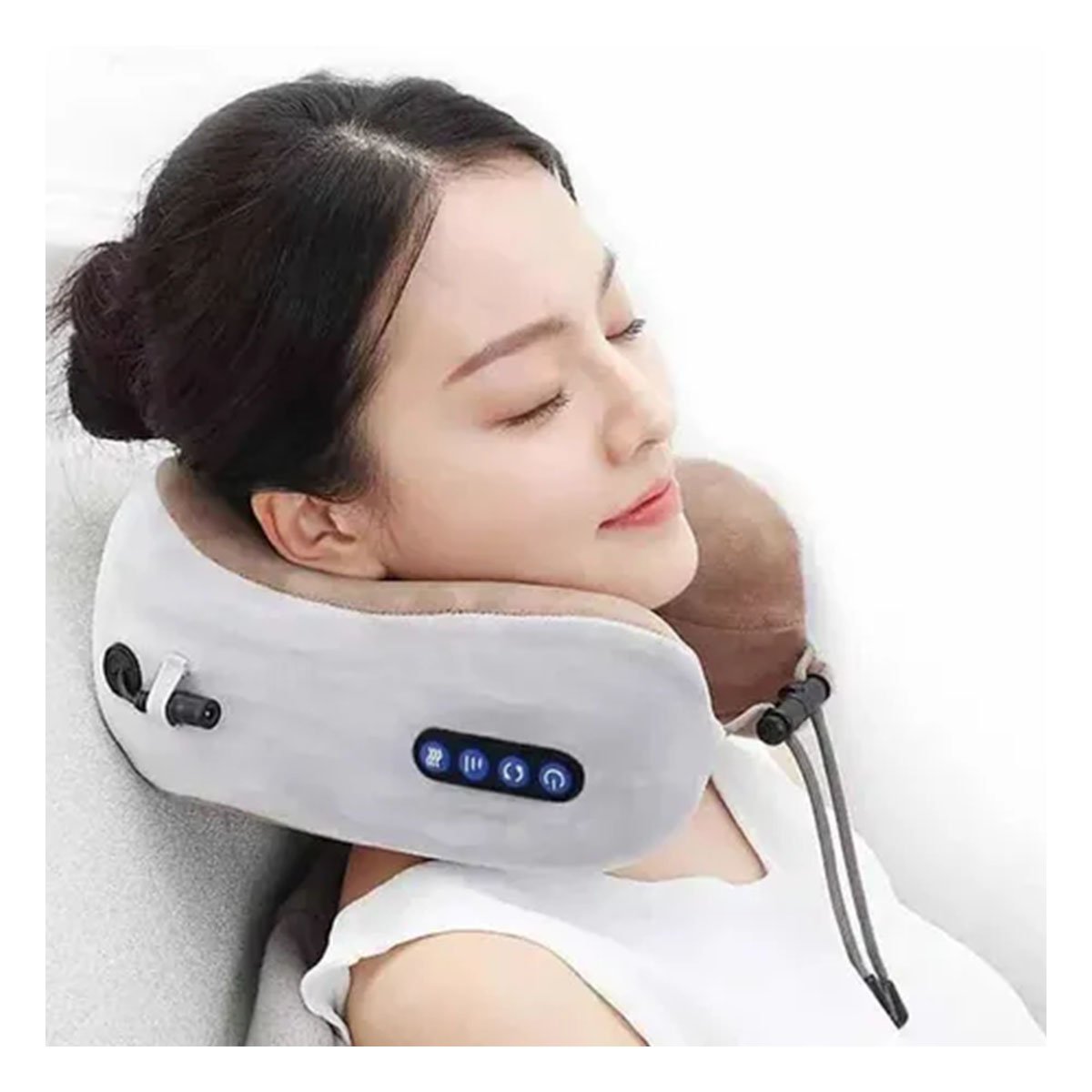 PACK2 APOYO ERGONOMICO MASAJEADOR ELECTRICO PARA POSTURA Y DESCANSO Y+PAPEL REGALO - 2