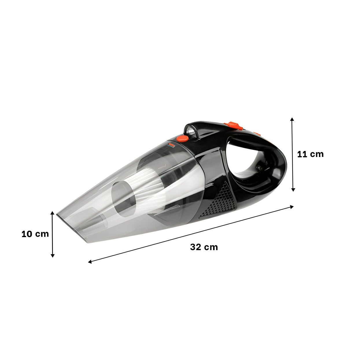 PACK2 MINI ASPIRADORA CON LINTERNA PARA LIMPIEZA DE INTERIORES EN CASA Y VEHICULO - 4