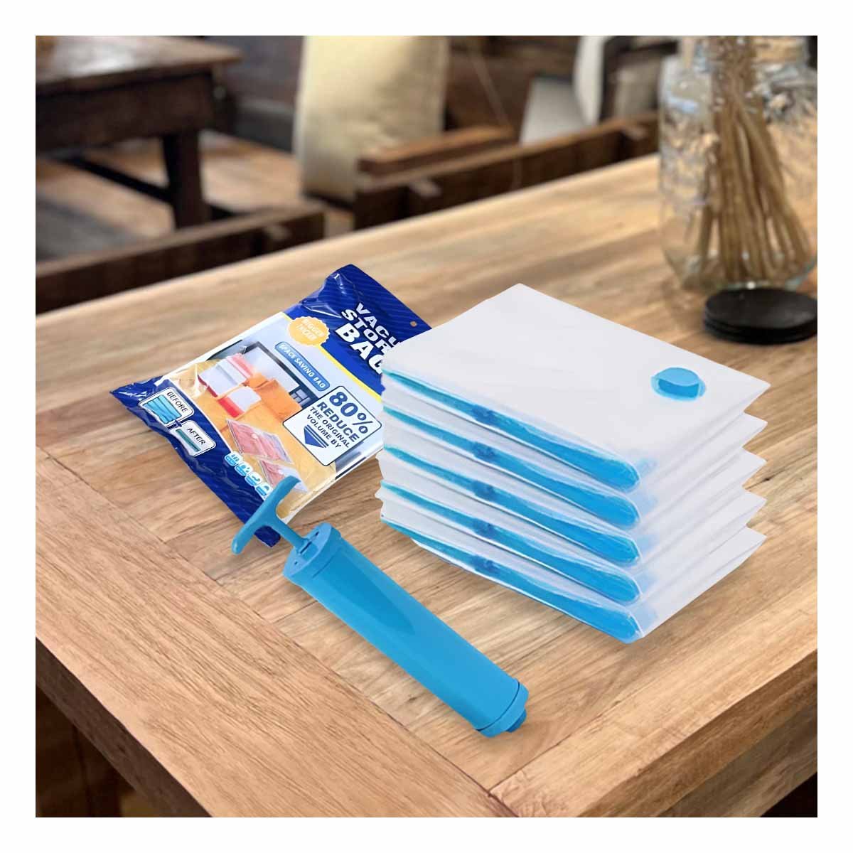 KIT DE BOLSAS AL VACIO CON SUCCIONADOR PARA ALMACENAMIENTO EFICIENTE Y+POST IT - 1
