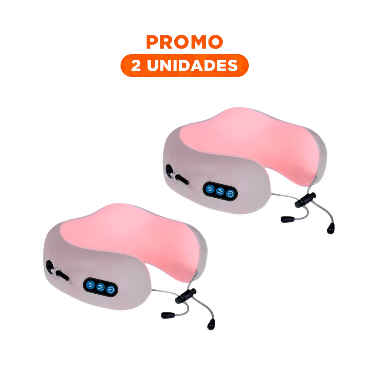 PACK2 COJINERIA DE CUELLO MASAJEADOR ELECTRICO PARA USO DIARIO Y+REGALO STICKER - 1