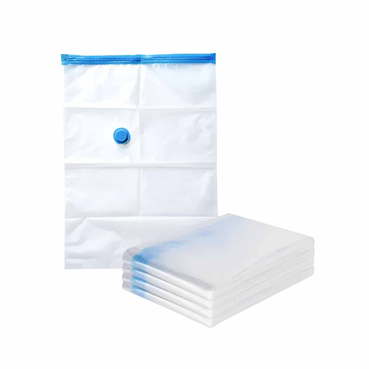 ORGANIZACION AL VACIO CON BOLSAS Y SUCCIONADOR PARA GUARDADO FACIL Y+REGALO STICKER - 1