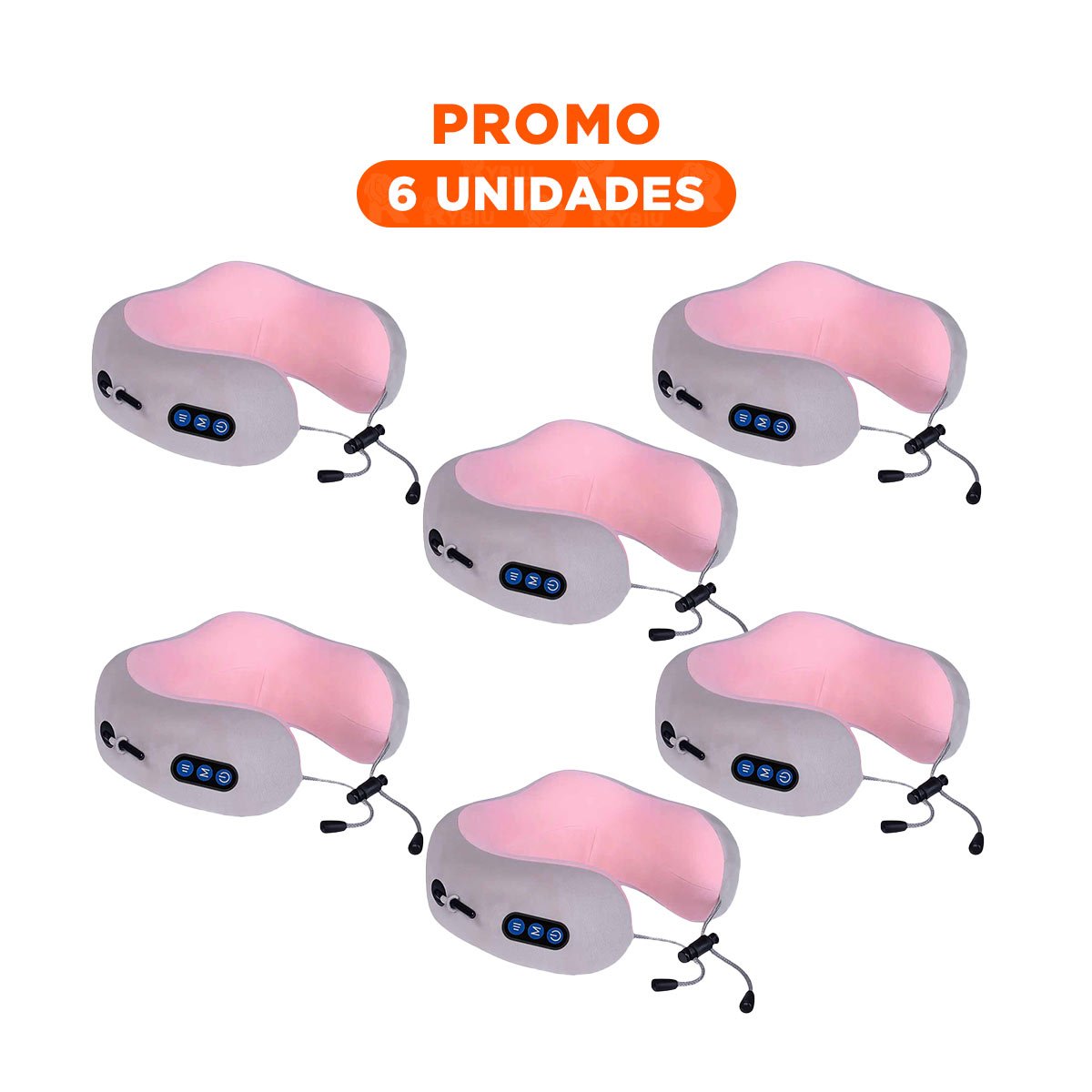 PACK6 ARTICULO CERVICAL MASAJEADOR ELECTRICO PARA MOMENTOS DE PAUSA Y+REGALO STICKER - 1