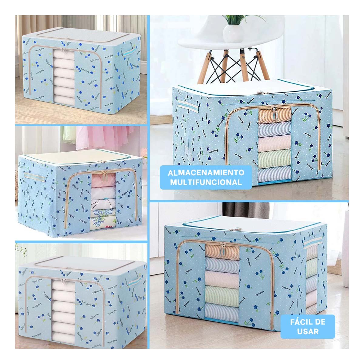 MODULO ORGANIZADOR PLEGABLE CON CEREZAS PARA CLOSET DORMITORIO Y SALA Y+POST IT - 2