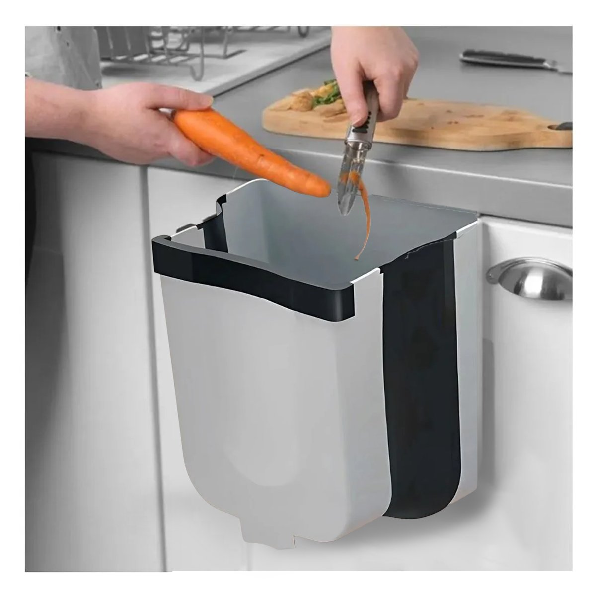 PACK6 DEPOSITE PLEGABLE PARA COCINA PRACTICO Y FACIL TRANSPORTE EN CASA - 3