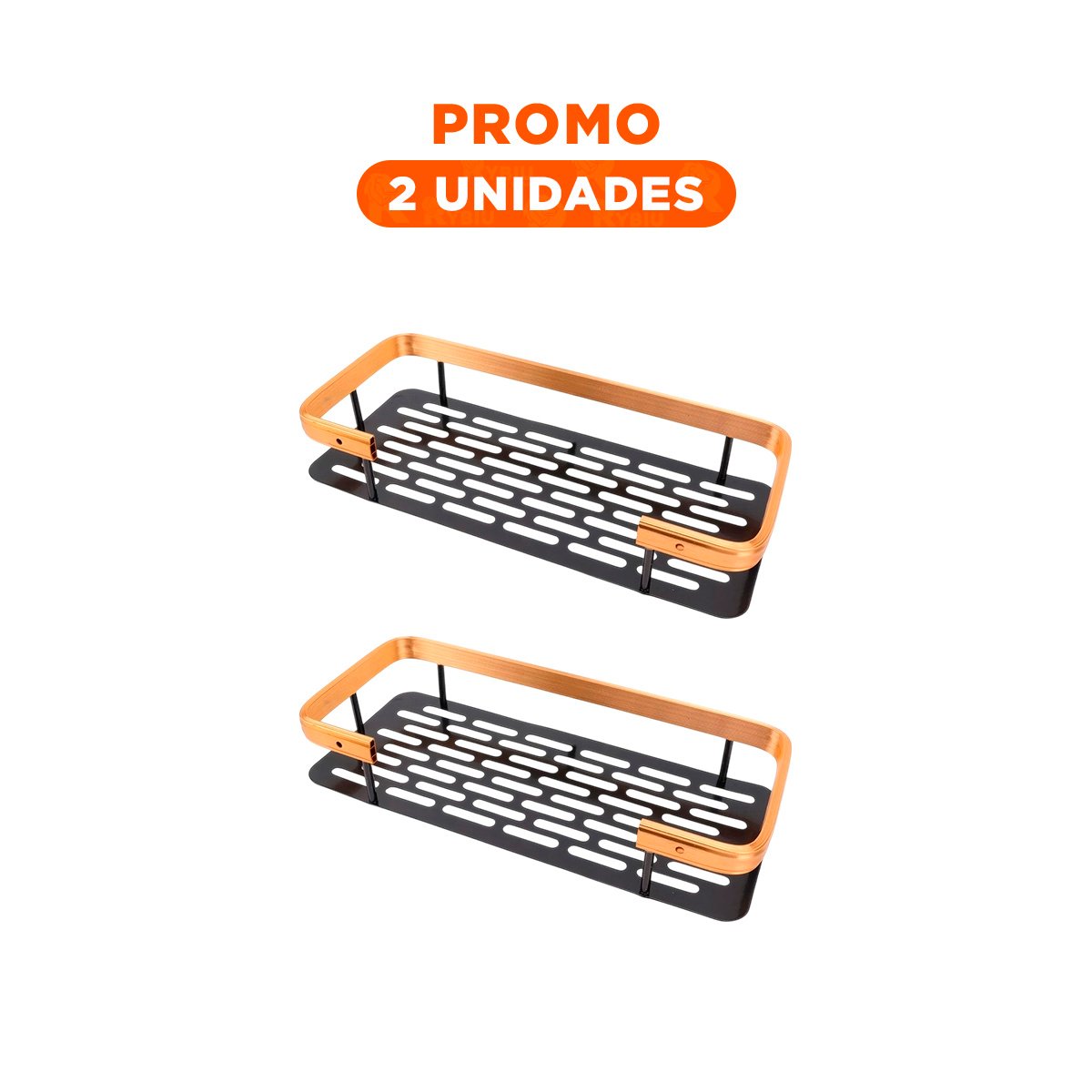PACK2 ALTERNATIVA FLOTANTE DORADO Y NEGRO 30X13CM PARA ORDEN INTERIOR Y+REGALO STICKER - 1