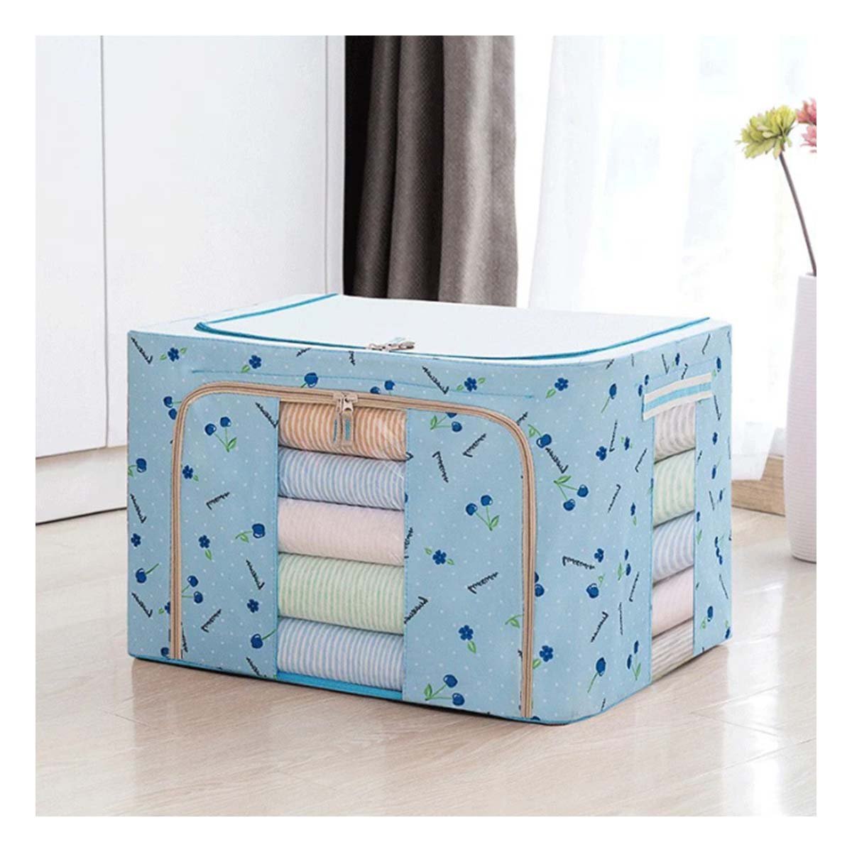 PACK12 ESTUCHE DOMESTICO PLEGABLE CON CEREZAS PARA ORDEN PRACTICO EN CASA Y+PAPEL REGALO - 2