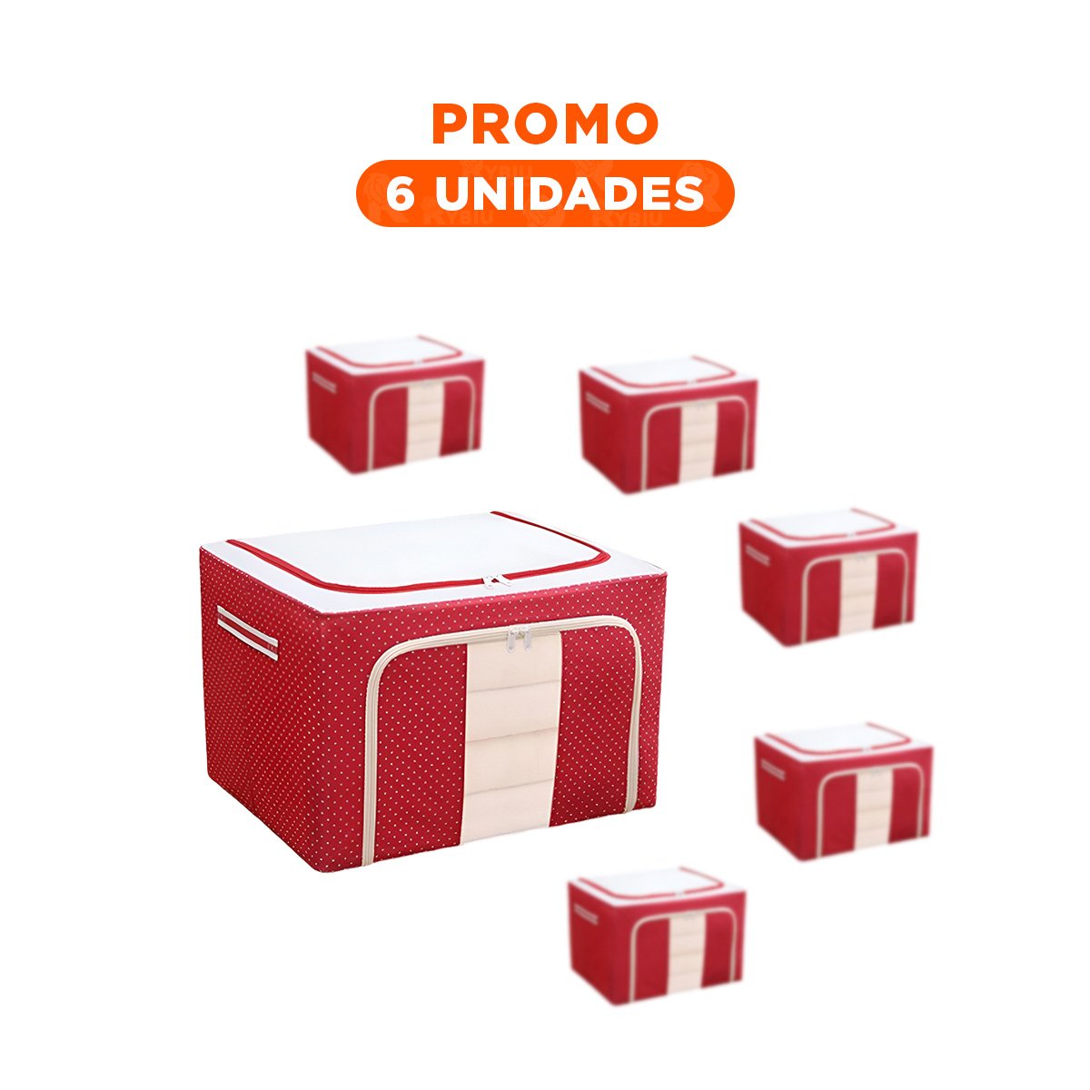 PACK6 MODULO ORGANIZATIVO PLEGABLE PARA HOGAR CON SISTEMA DIARIO DE GUARDADO Y+REGALO STICKER - 1