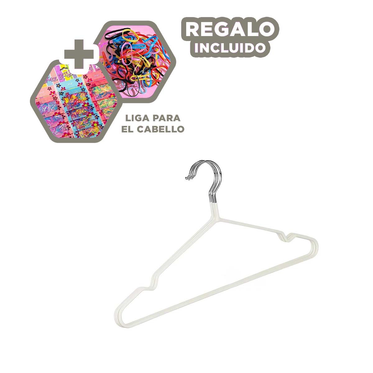 HOLDER PRACTICO PENSADO EN ORDEN DIARIO 5 PIEZAS 20X40,5CM BLANCO Y+LIGAS REGALO - 2