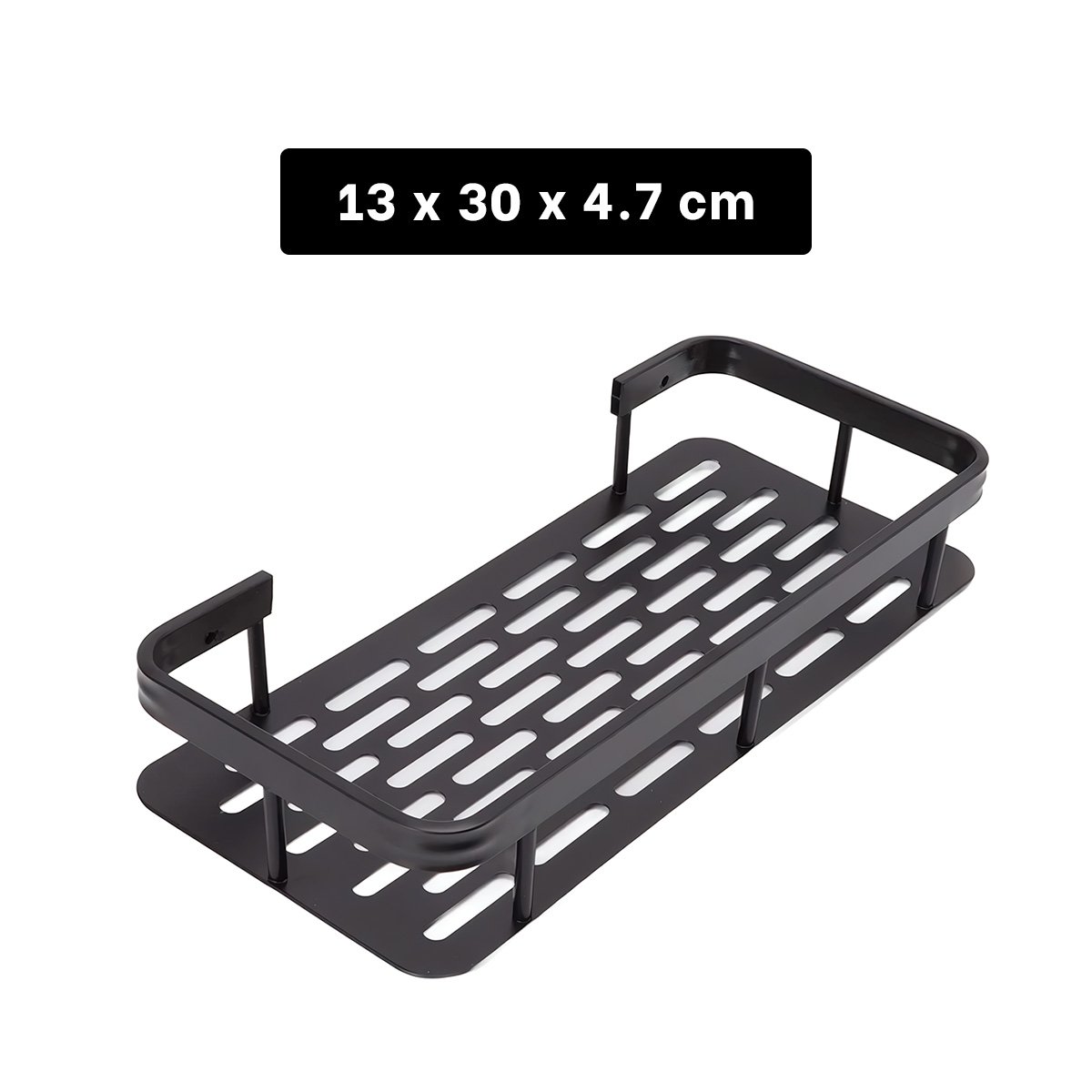 REPISA FLOTANTE NEGRO 30X13CM PARA DECORACION FUNCIONAL EN ESPACIOS DE HOGAR - 4
