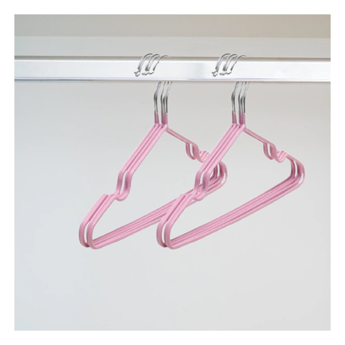 PACK4 COLGADOR PRACTICO ALIADO DEL ORDEN PERSONAL 5 PIEZAS 20X40,5CM ROSADO Y+PAPEL REGALO - 2