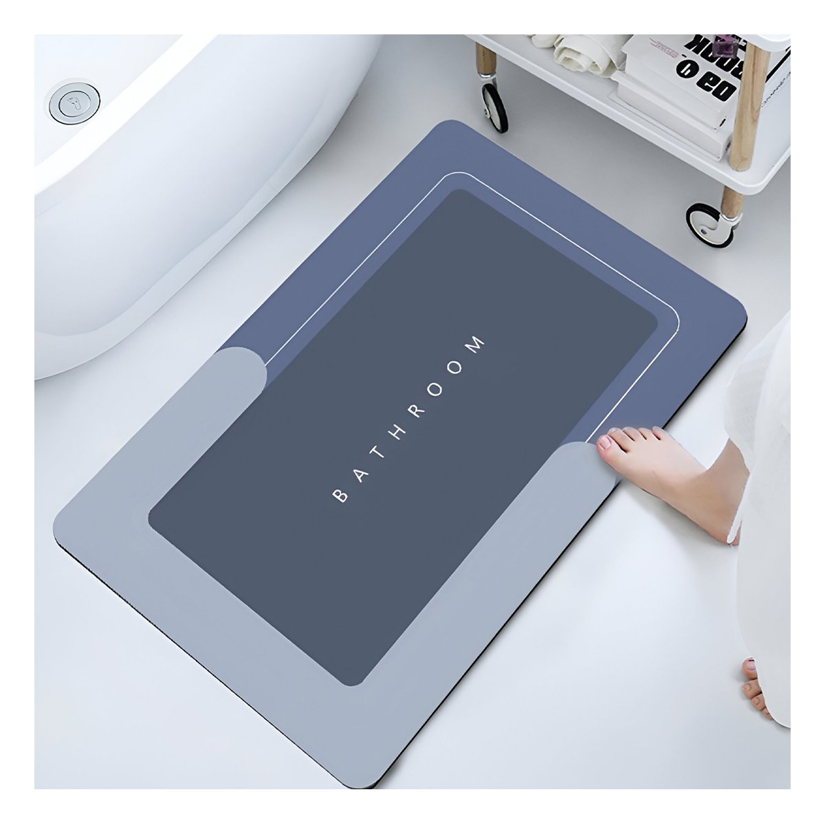 PACK12 MODELO RECTANGULAR AZUL PARA USO DIARIO EN BANO HOGAR - 5