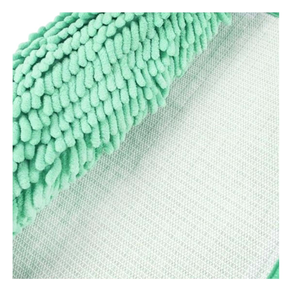 PACK12 ACCESORIO OVALADO DE MICROFIBRA 40X60CM TURQUEZA PARA BANO MODERNO - 5