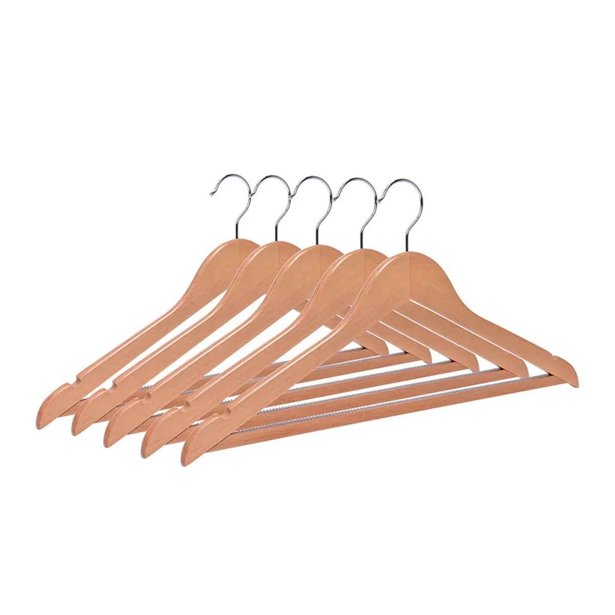 SUJETADOR DE ROPA DE MADERA COLOR MOSTAZA 3 PIEZAS PARA GUARDARROPA Y+POST IT - 5