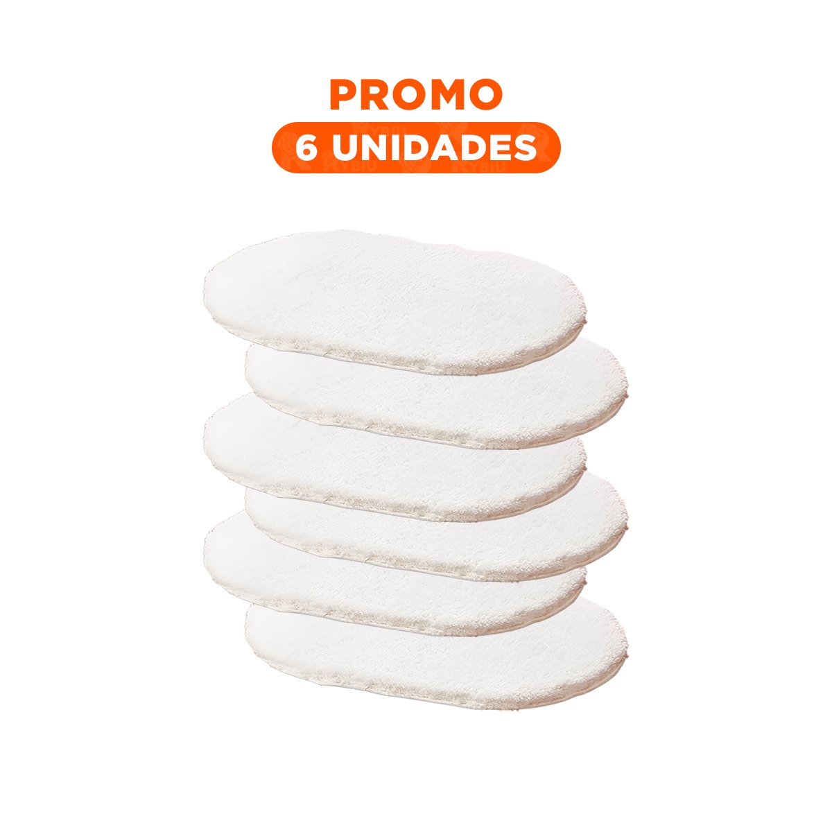 PACK6 TAPIZ OVALADO DE MICROFIBRA 40X60CM CREMA SUAVE PARA ESPACIOS INTERIORES Y+REGALO STICKER - 1