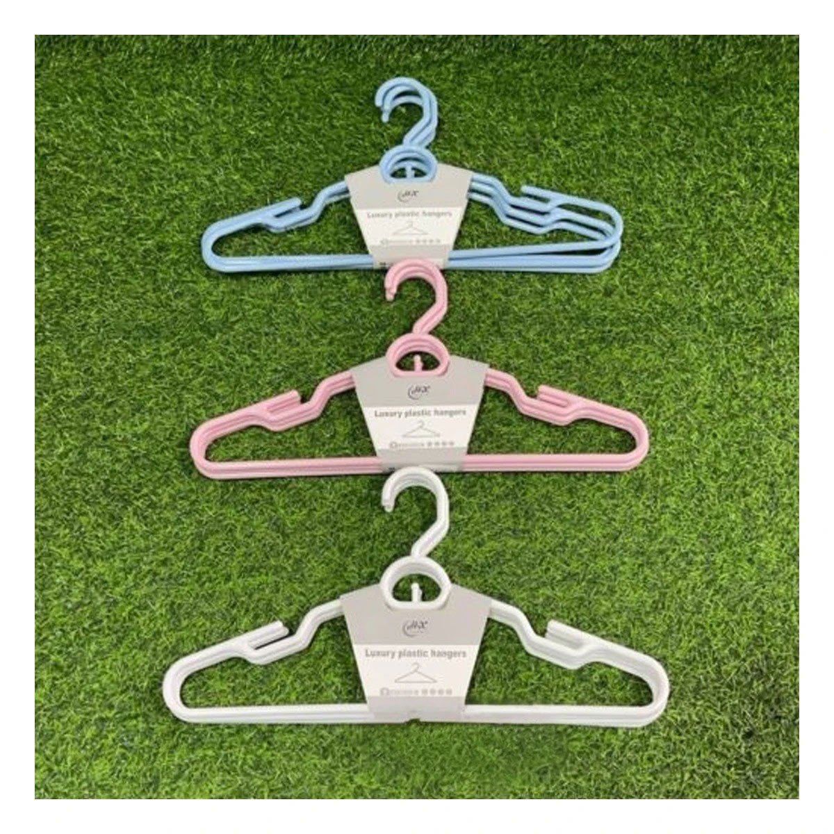PACK12 SUJETADOR FUNCIONAL DE PLASTICO CELESTE CIRCULO EN MEDIO DE 4 PIEZAS Y+PAPEL REGALO - 3