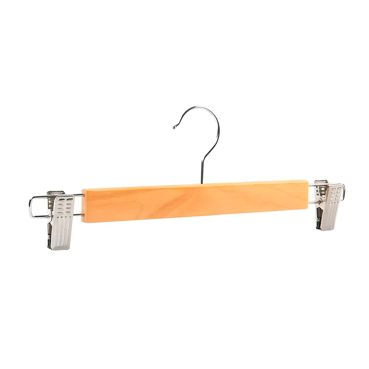 COLGADOR PARA EXHIBIR VESTIDOS Y CONJUNTOS 2 GANCHOS DE METAL 33CM MOSTAZA Y+REGALO STICKER - 1