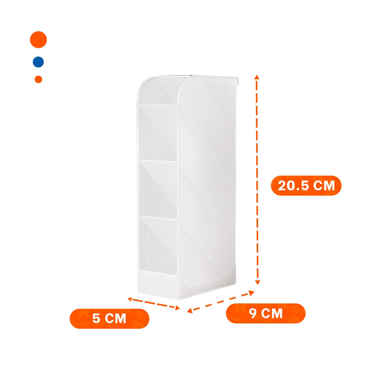 PACK4 MODULO CON DISTRIBUCION CLARA PARA UTILES BLANCO TRANSPARENTE - 4