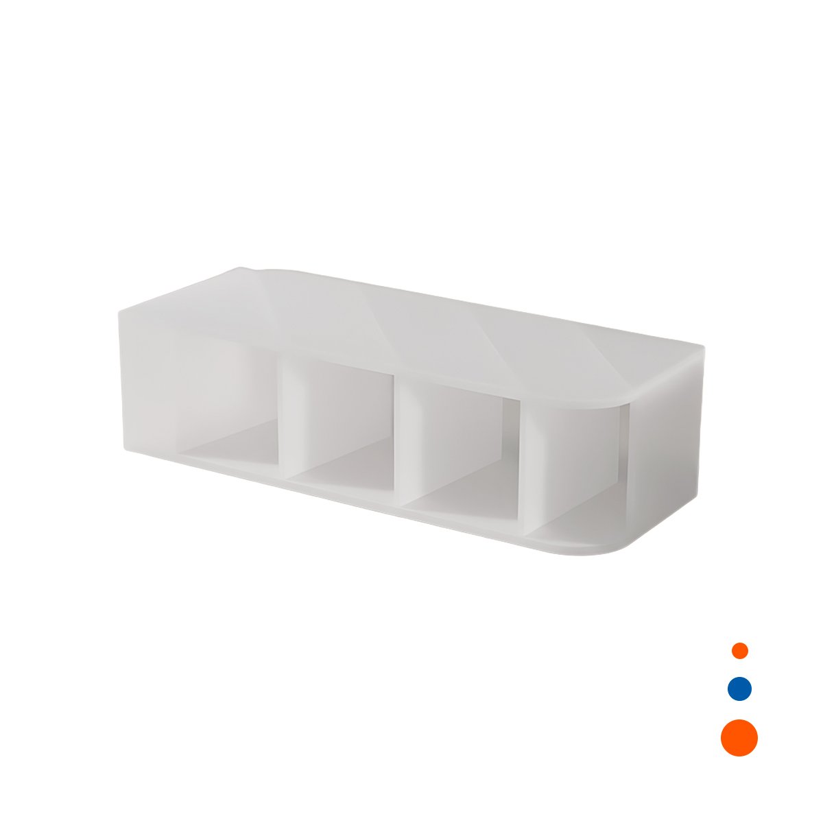 PACK4 MODULO COMPACTO PARA ORDEN CONSTANTE BLANCO TRANSPARENTE Y+PAPEL REGALO - 3