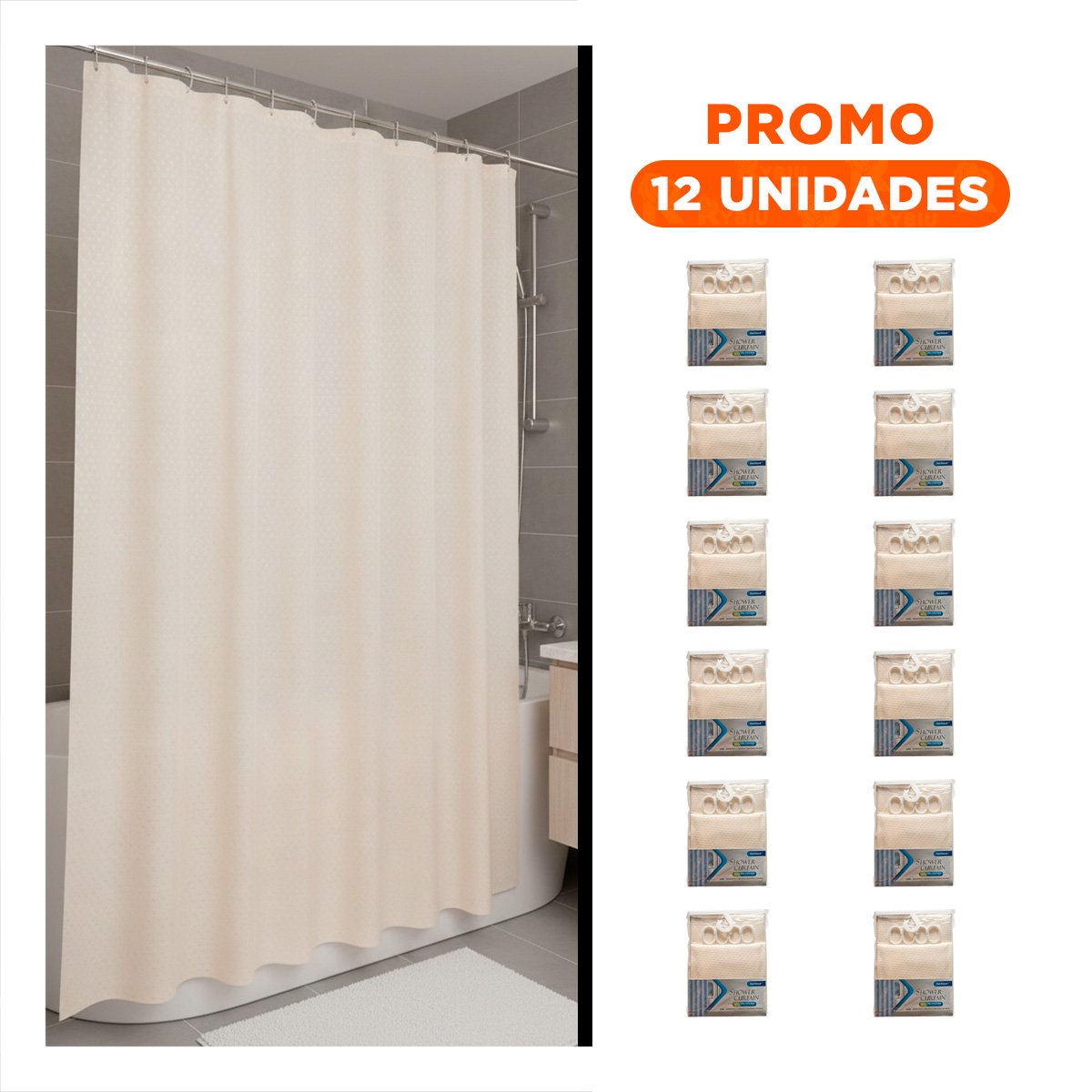 PACK12 PANEL MELON PARA AREA DE DUCHA CON MEDIDAS 180X180CM Y PATRON TRIANGULOS - 1