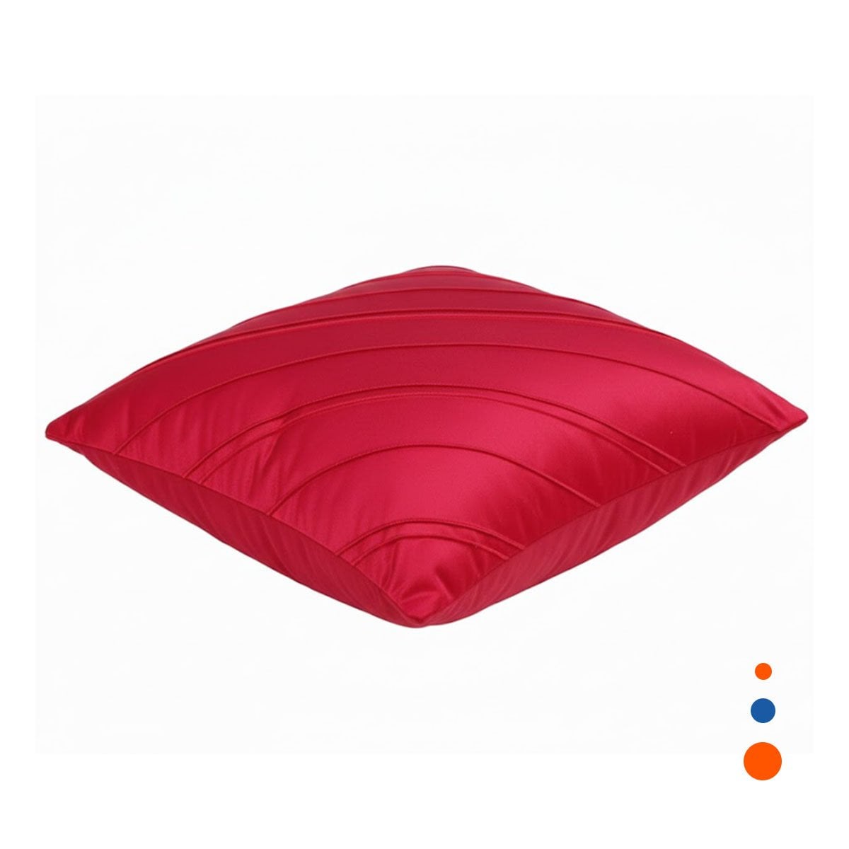 PACK12 PROTECTOR PARA ALMOHADA DE TERCIOPELO Y DIAGONALES EN ROJO DE 45CM Y+REGALO STICKER - 2