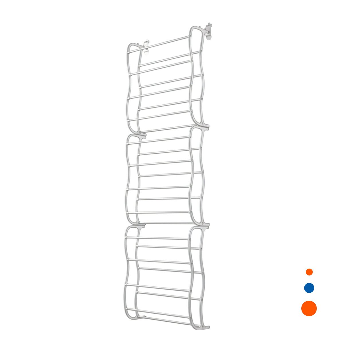 PACK6 ESTANTE FUNCIONAL DE PUERTA PARA 36 PARES CALZADO BLANCO HOGAR ORDEN Y+REGALO STICKER - 2