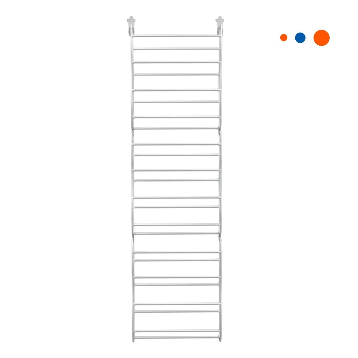 PACK2 SOPORTE COMPACTO DE PUERTA PARA 36 PARES CALZADO BLANCO USO DIARIO Y+REGALO STICKER - 2